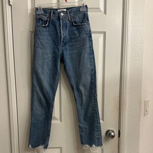 Agolde Classic Blue Denim Jeans